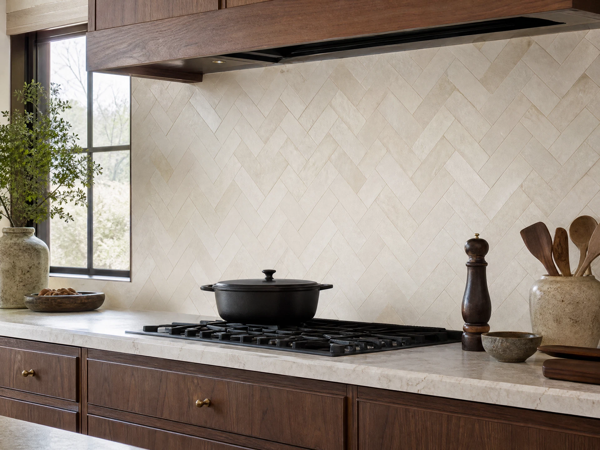 Backsplash installation